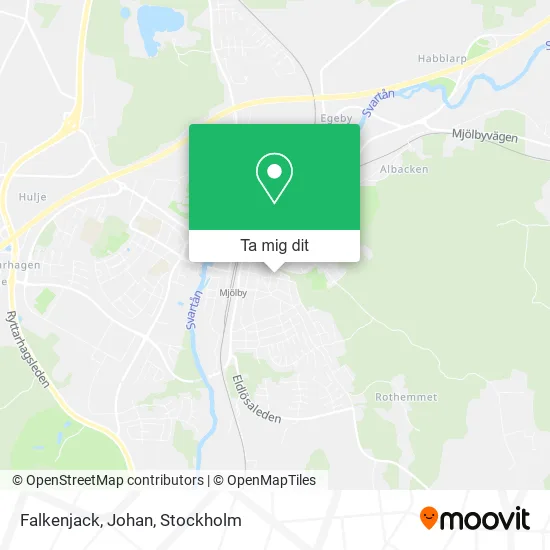 Falkenjack, Johan karta