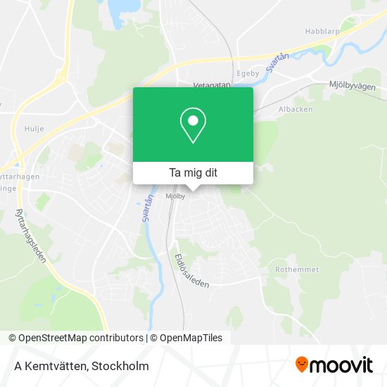 A Kemtvätten karta