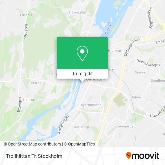 Trollhättan Tr karta