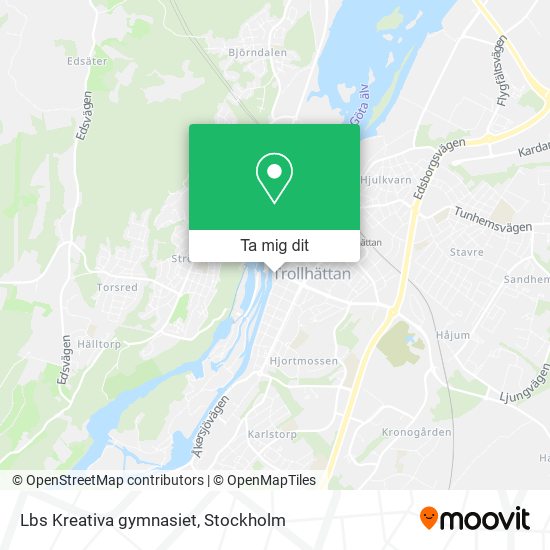 Lbs Kreativa gymnasiet karta