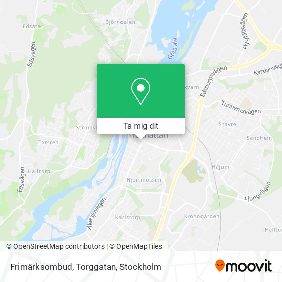 Frimärksombud, Torggatan karta
