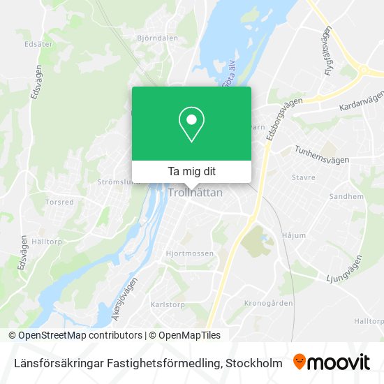 Länsförsäkringar Fastighetsförmedling karta