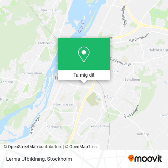 Lernia Utbildning karta