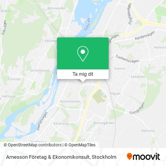 Arnesson Företag & Ekonomikonsult karta