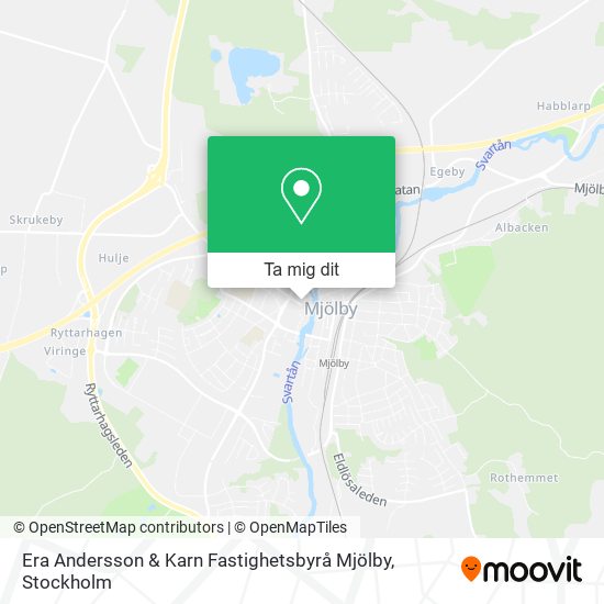 Era Andersson & Karn Fastighetsbyrå Mjölby karta