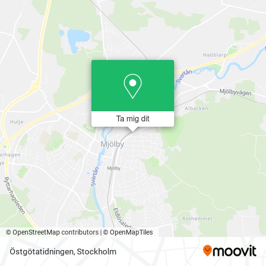 Östgötatidningen karta