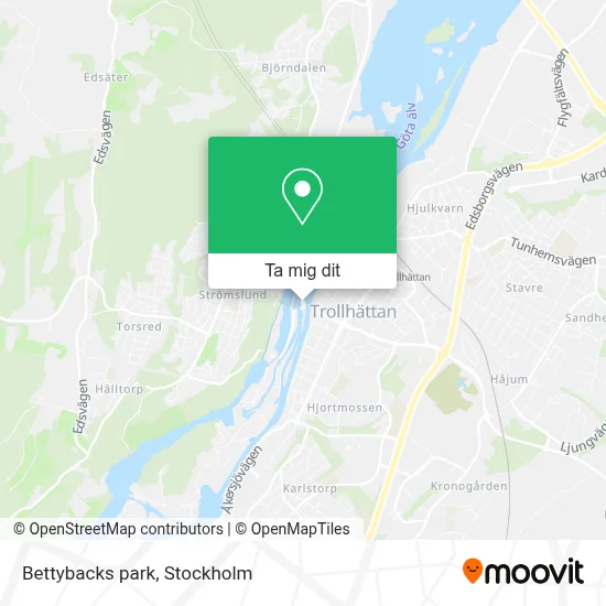 Bettybacks park karta