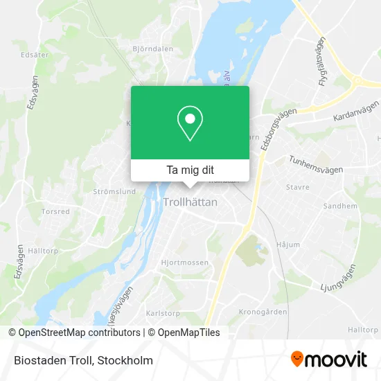 Biostaden Troll karta