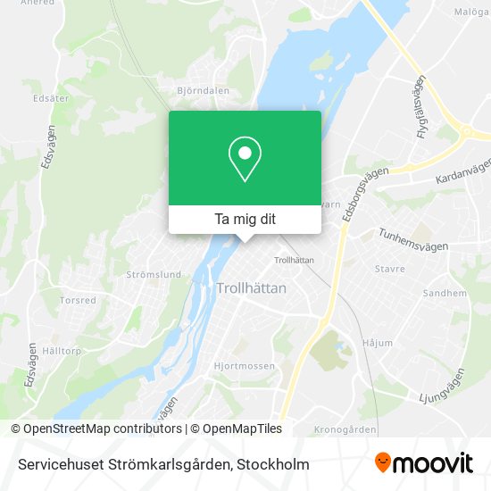 Servicehuset Strömkarlsgården karta