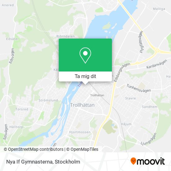 Nya If Gymnasterna karta