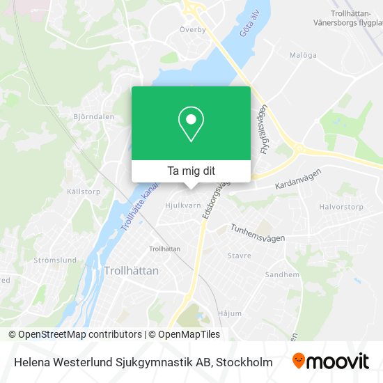 Helena Westerlund Sjukgymnastik AB karta