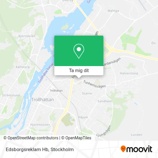 Edsborgsreklam Hb karta