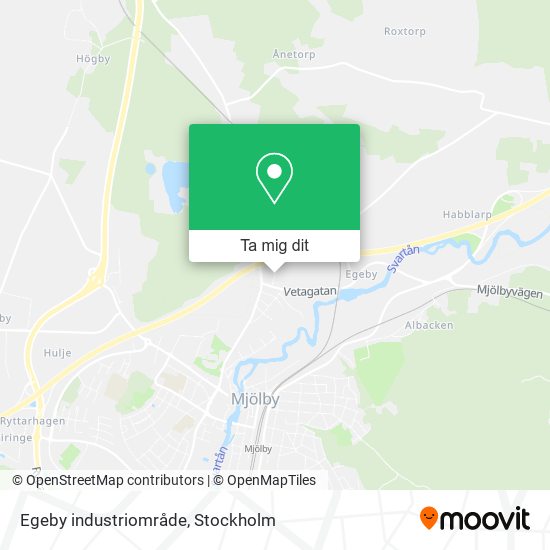 Egeby industriområde karta