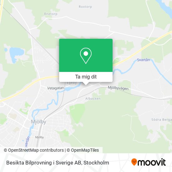 Besikta Bilprovning i Sverige AB karta
