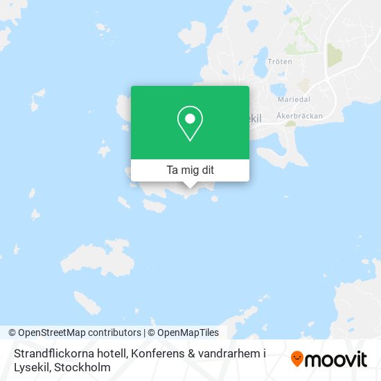 Strandflickorna hotell, Konferens & vandrarhem i Lysekil karta