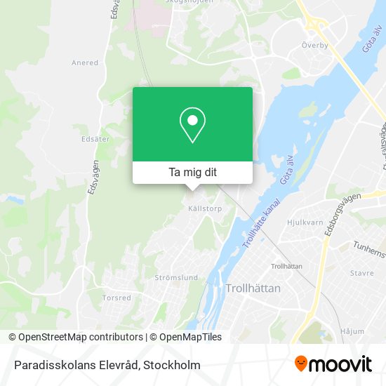 Paradisskolans Elevråd karta