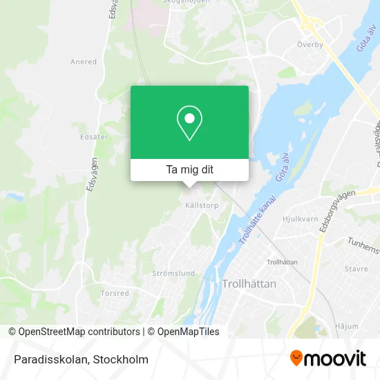 Paradisskolan karta