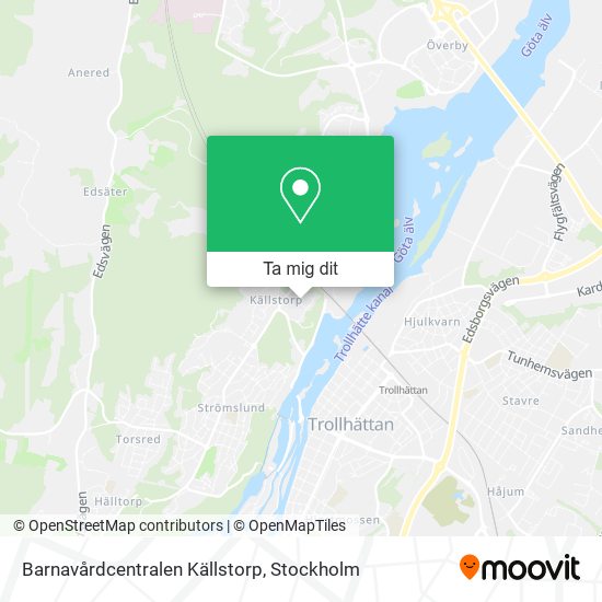 Barnavårdcentralen Källstorp karta