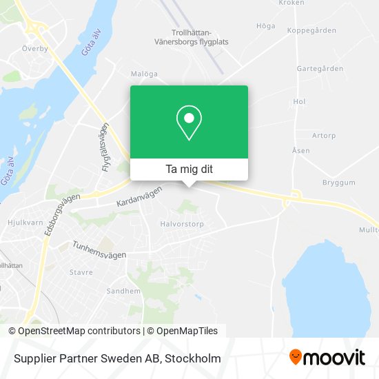 Supplier Partner Sweden AB karta