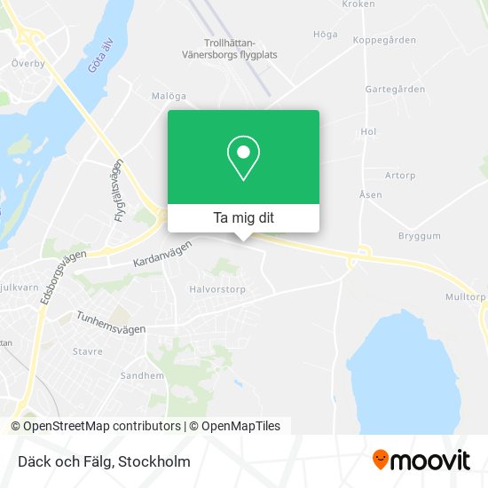 Däck och Fälg karta
