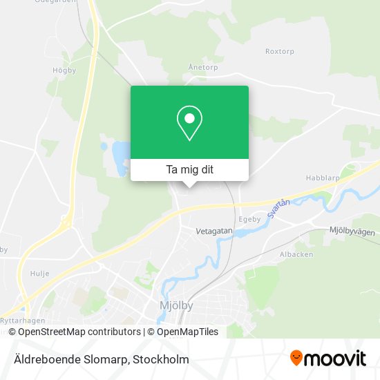 Äldreboende Slomarp karta