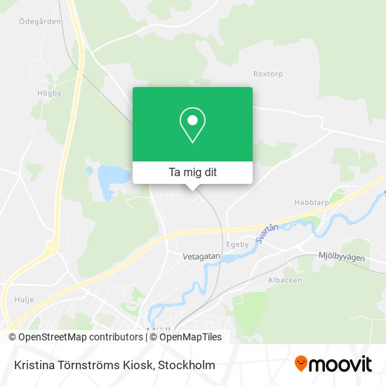 Kristina Törnströms Kiosk karta