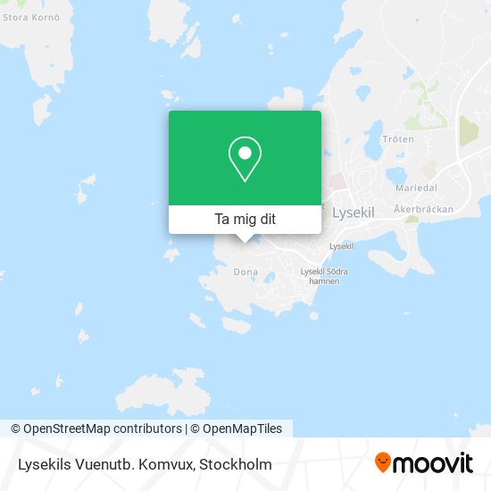 Lysekils Vuenutb. Komvux karta
