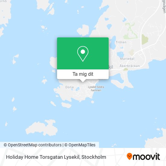 Holiday Home Torsgatan Lysekil karta