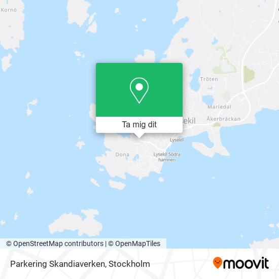 Parkering Skandiaverken karta