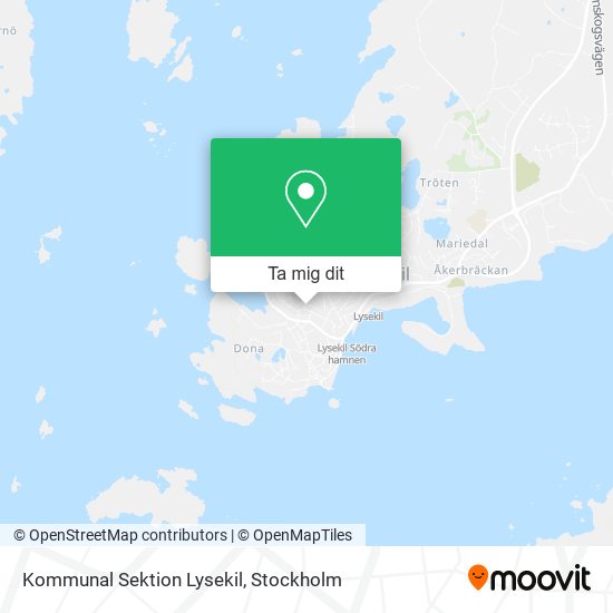 Kommunal Sektion Lysekil karta