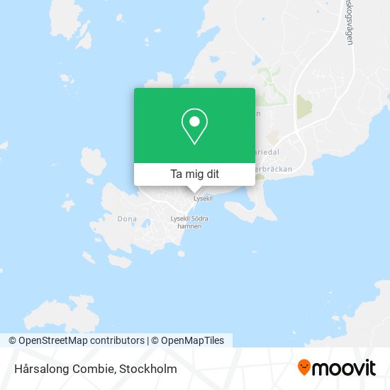 Hårsalong Combie karta