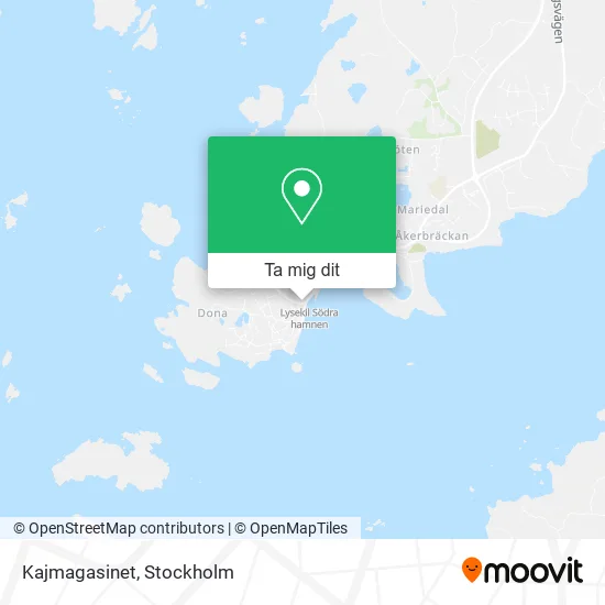 Kajmagasinet karta