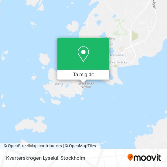 Kvarterskrogen Lysekil karta