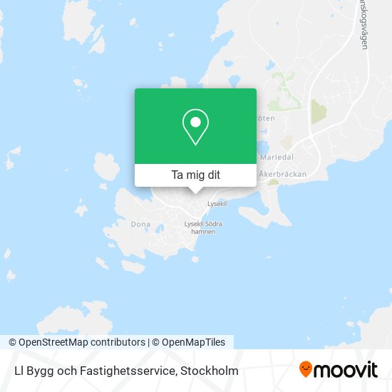 Ll Bygg och Fastighetsservice karta
