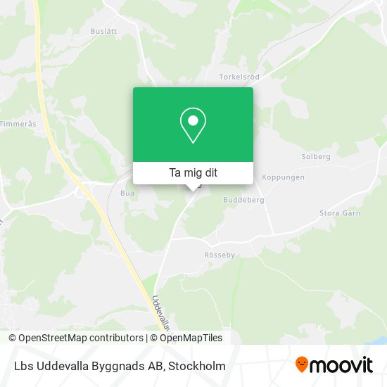 Lbs Uddevalla Byggnads AB karta