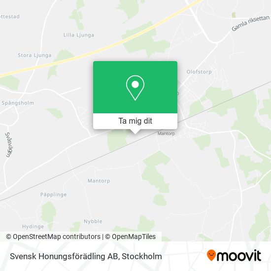 Svensk Honungsförädling AB karta