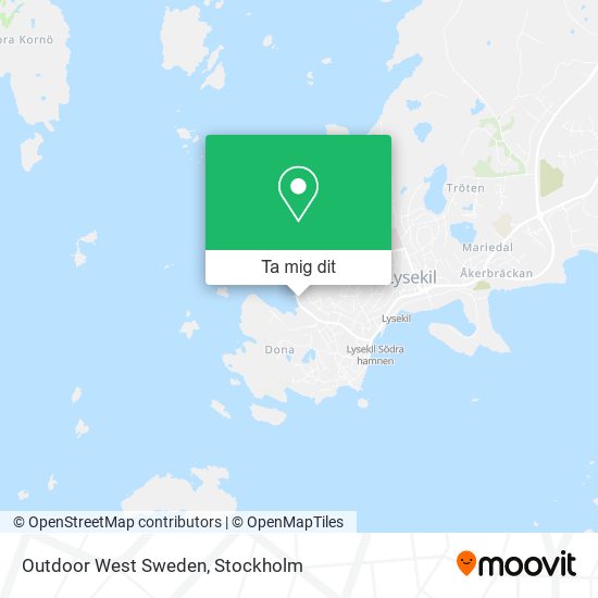 Outdoor West Sweden karta