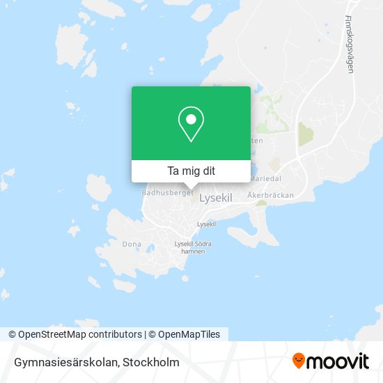 Gymnasiesärskolan karta