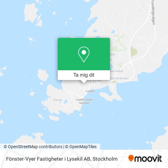 Fönster-Vyer Fastigheter i Lysekil AB karta