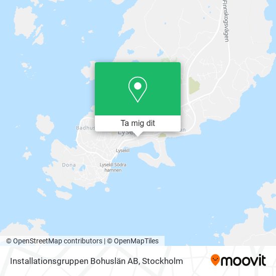 Installationsgruppen Bohuslän AB karta