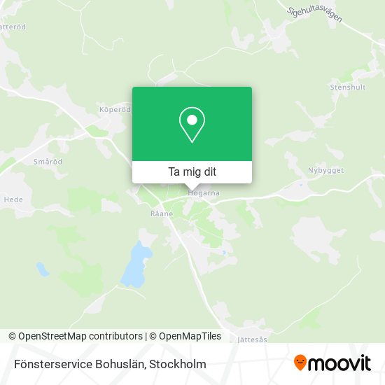 Fönsterservice Bohuslän karta