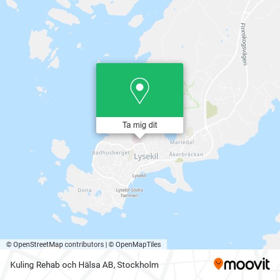 Kuling Rehab och Hälsa AB karta