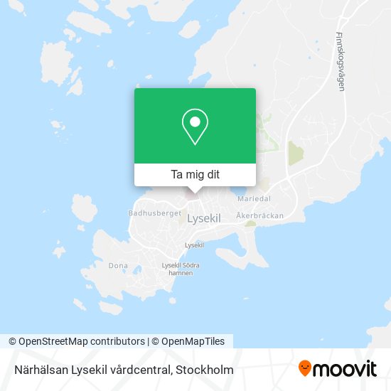 Närhälsan Lysekil vårdcentral karta