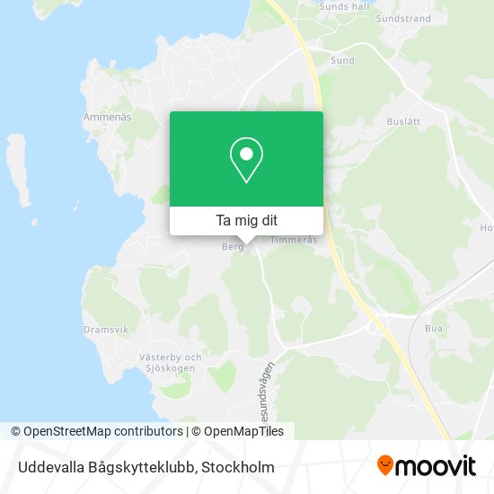 Uddevalla Bågskytteklubb karta