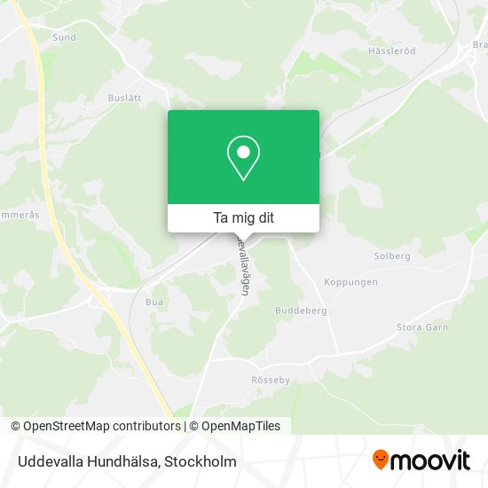 Uddevalla Hundhälsa karta