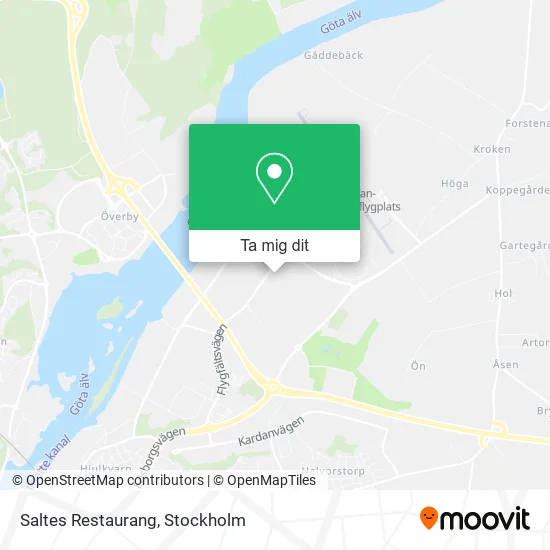 Saltes Restaurang karta