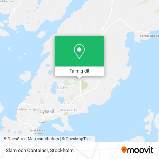 Slam och Container karta