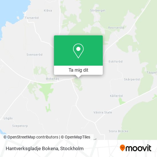 Hantverksgladje Bokena karta