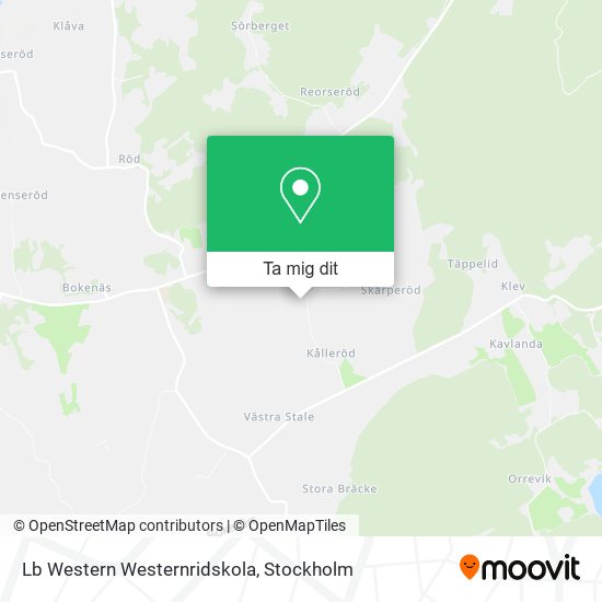 Lb Western Westernridskola karta