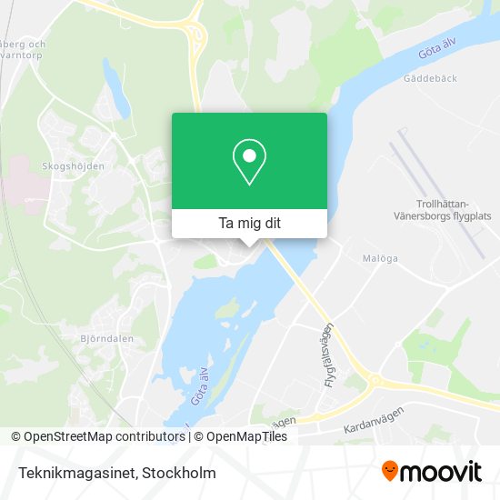 Teknikmagasinet karta